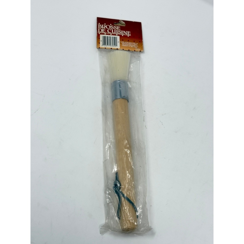 Vintage Kitchen Brush Basting Pastry New Old Stock Wood Handle BROSSE DE CUISINE - Picture 8 of 9
